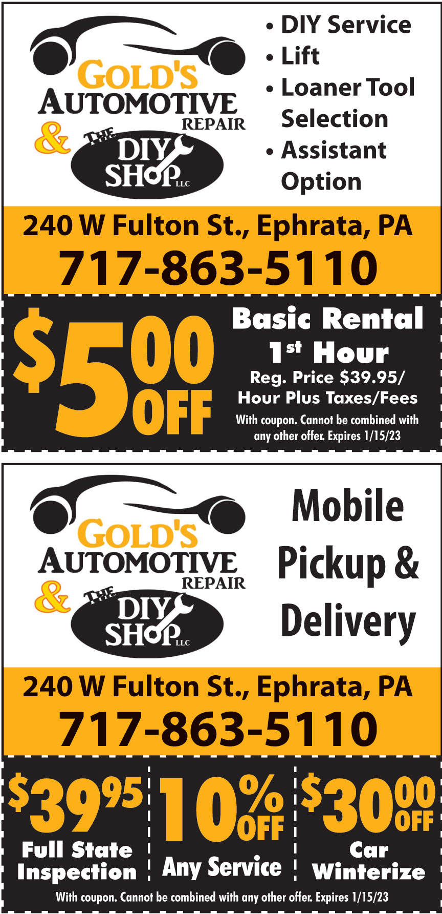 GOLDS AUTOMOTIVE AND DIY
