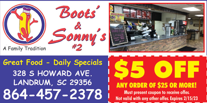 BOOTS AND SONNYS LANDRUM