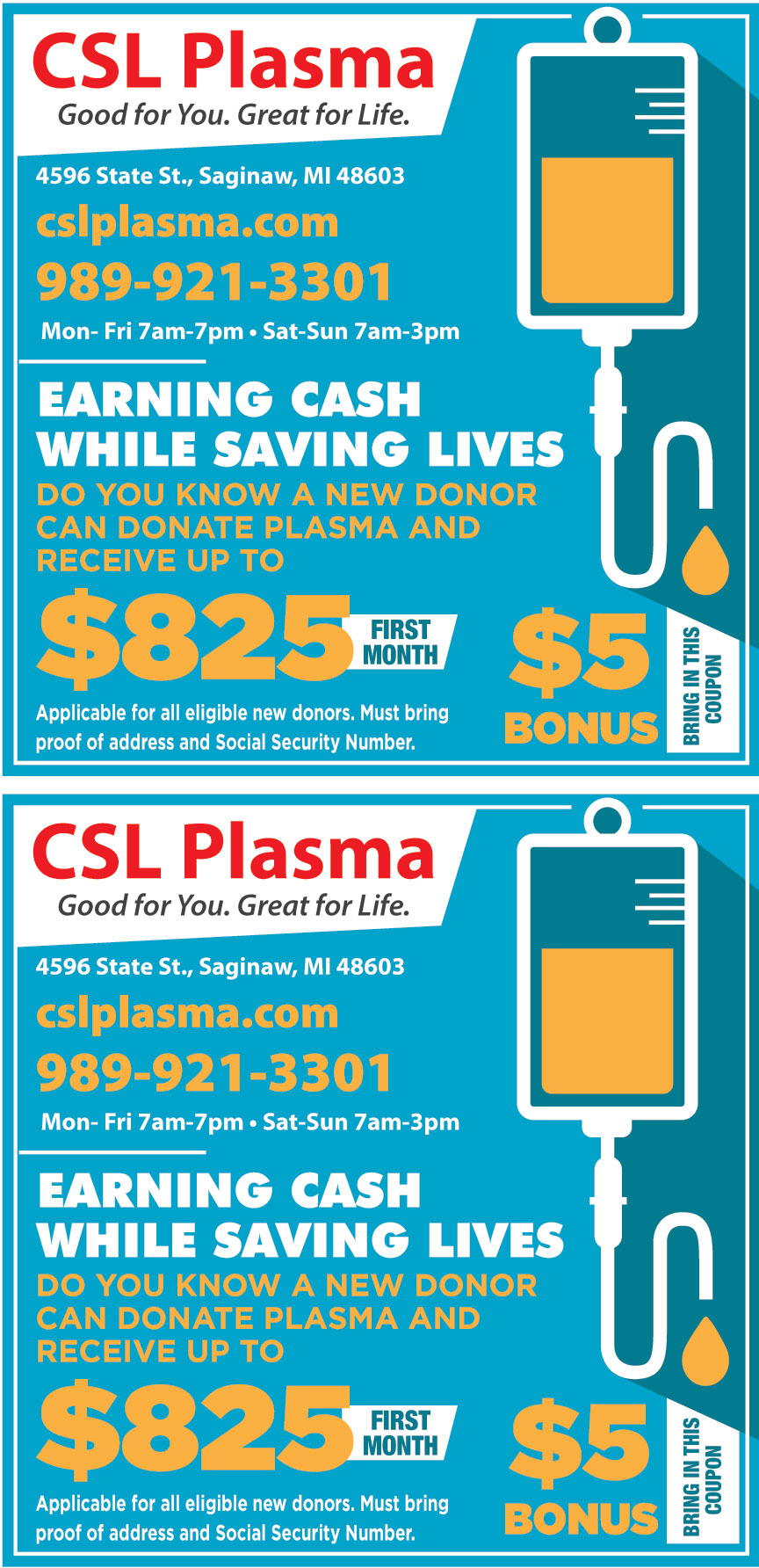 CSL PLASMA