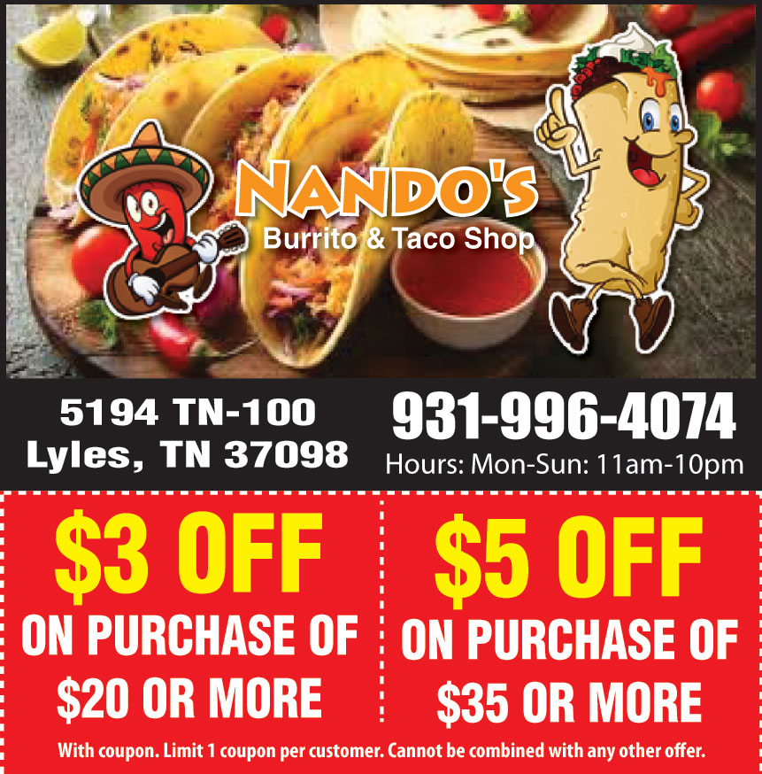 NANDOS BURRITO AND TACO