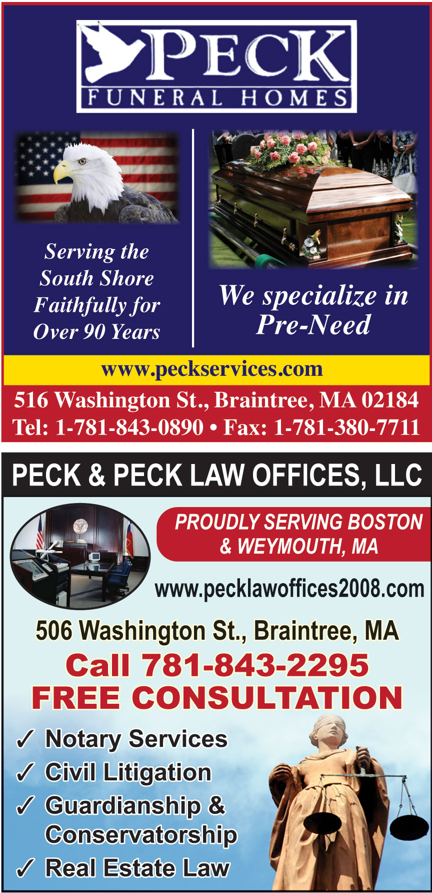 PECK FUNERAL HOMES
