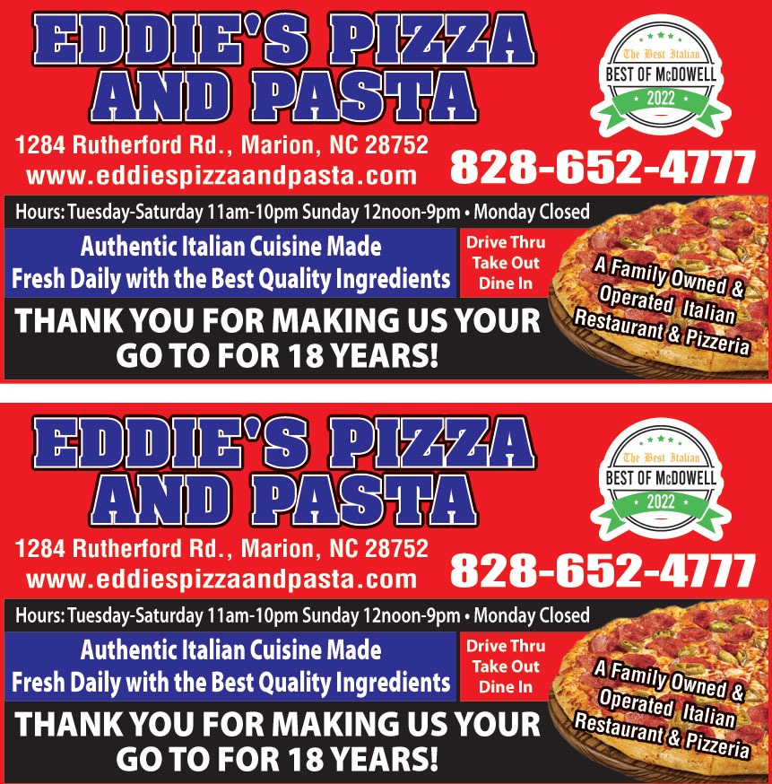 EDDIES PIZZA AND PASTA