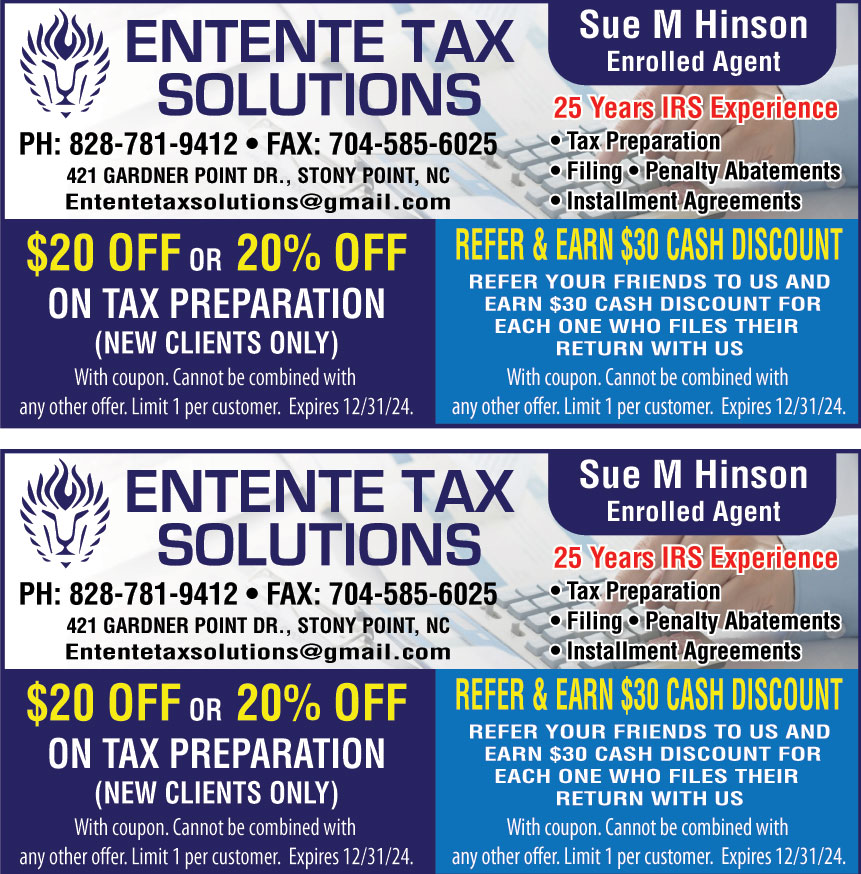 ENTENTE TAX SOLUTIONS