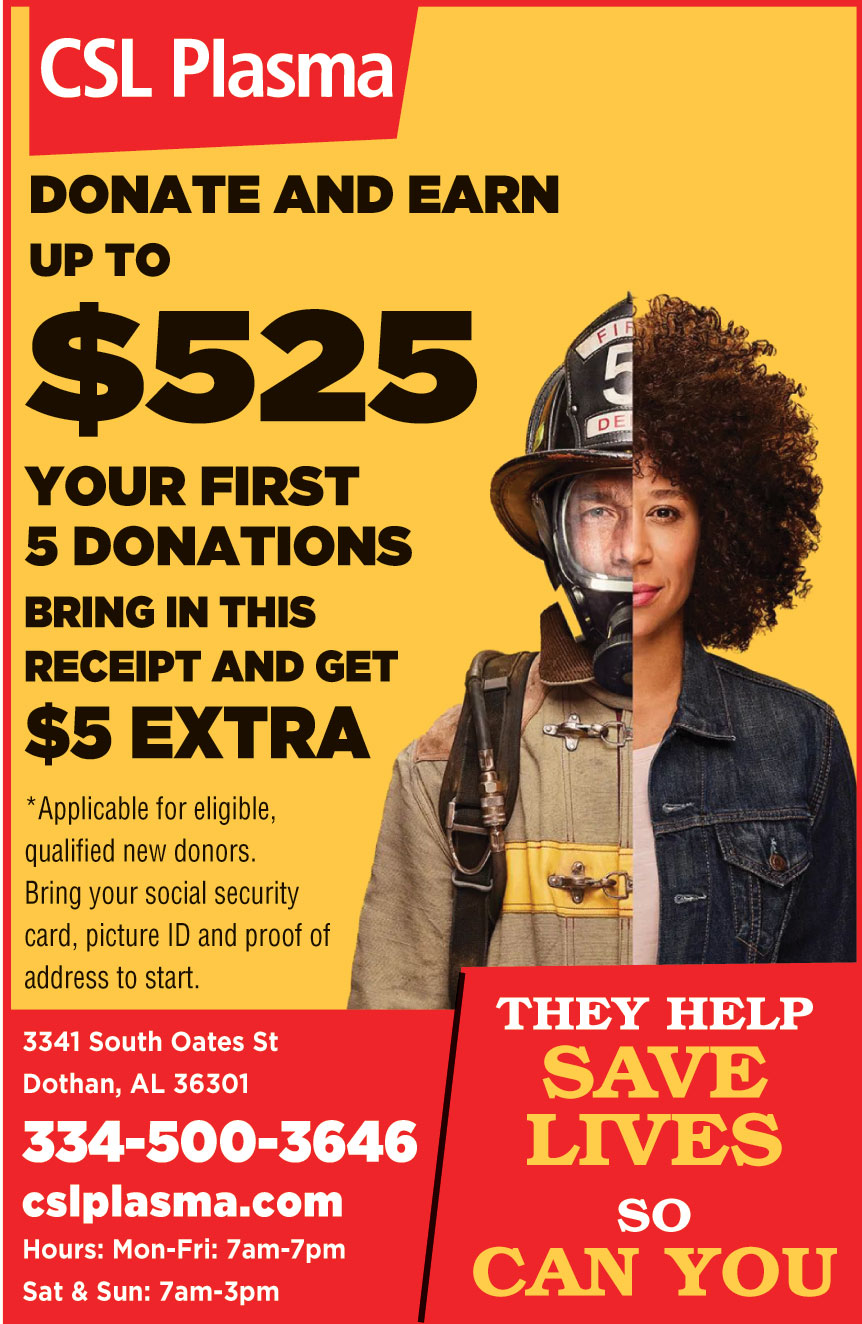 CSL PLASMA DOTHAN