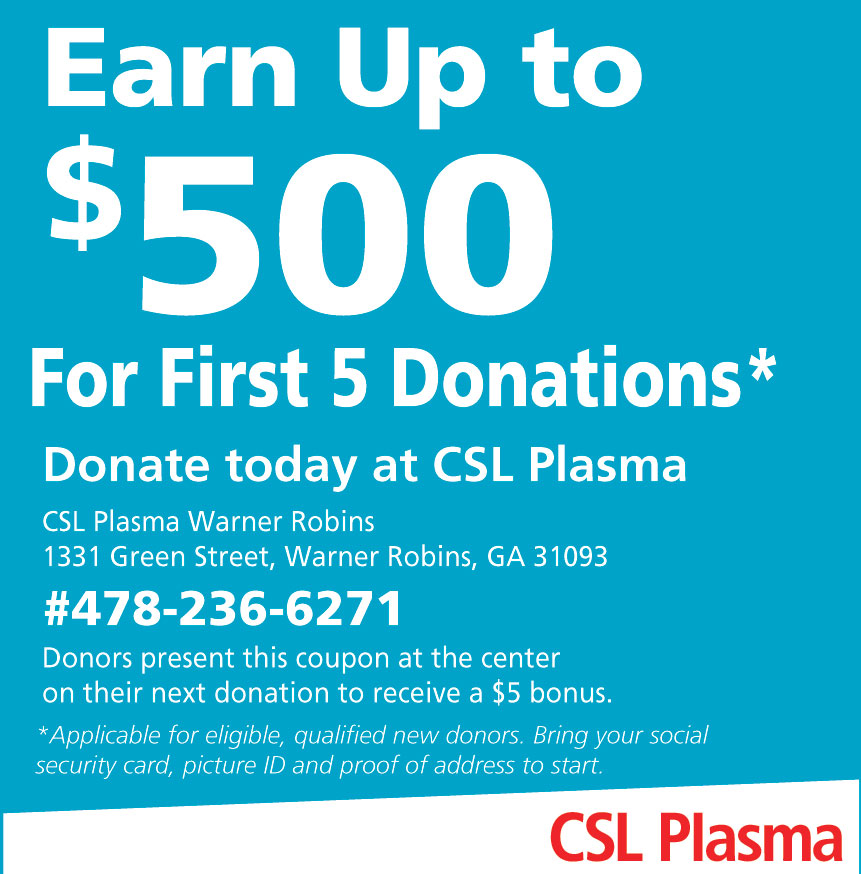 CSL PLASMA WARNER ROBINS