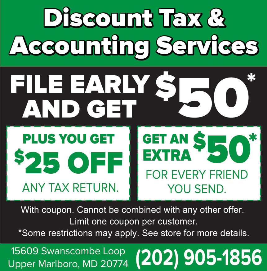 DISCOUNT TAX AND ACCOUNTI