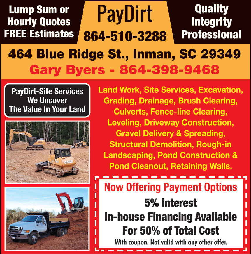 PAY DIRT SITE SERVICES