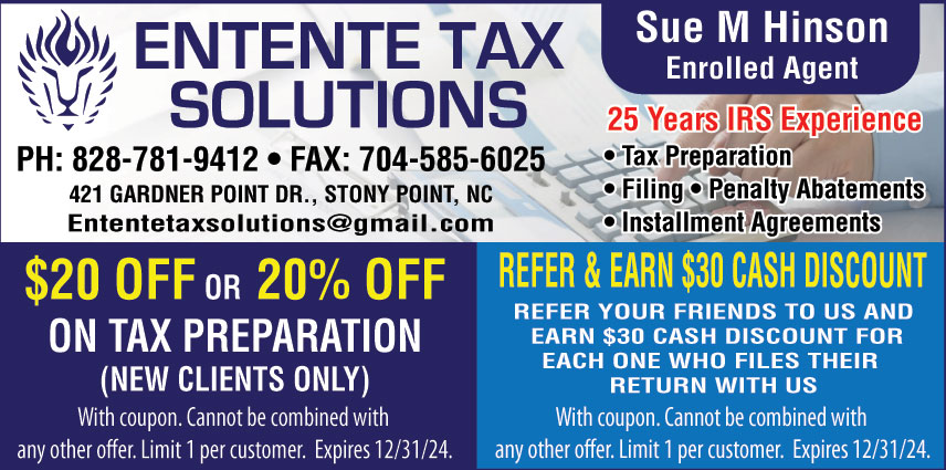 ENTENTE TAX SOLUTIONS