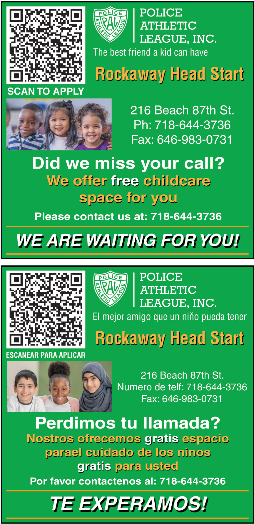 POLICE ATHLETIC LEAGUE