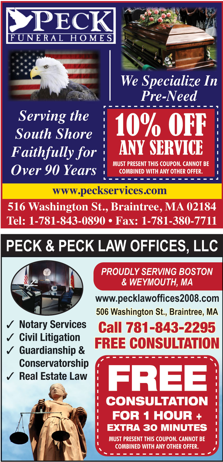 PECK FUNERAL HOMES