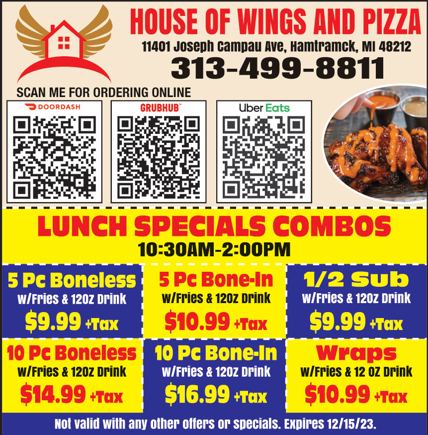HOUSE OF WINGS AND PIZZA
