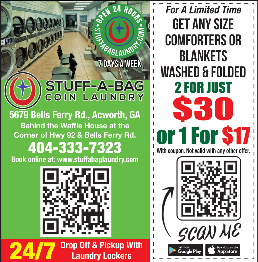 STUFF A BAG COIN LAUNDRY