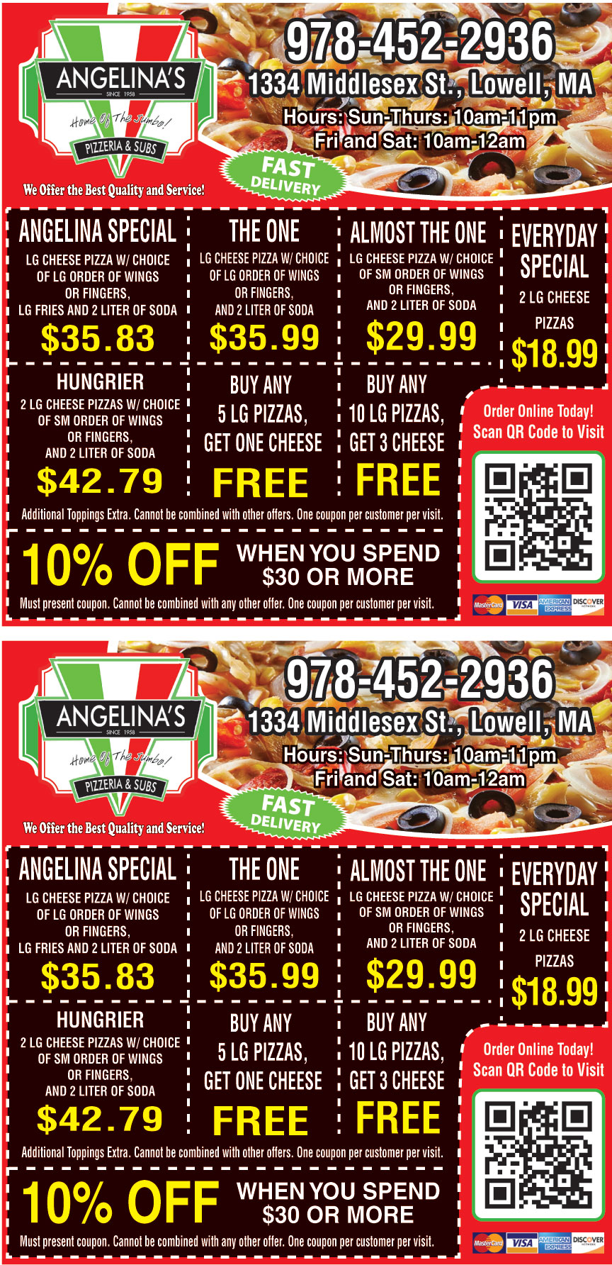 ANGELINAS PIZZERIA