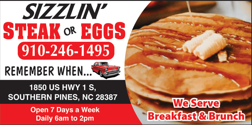 SIZZLIN STEAK OR EGGS