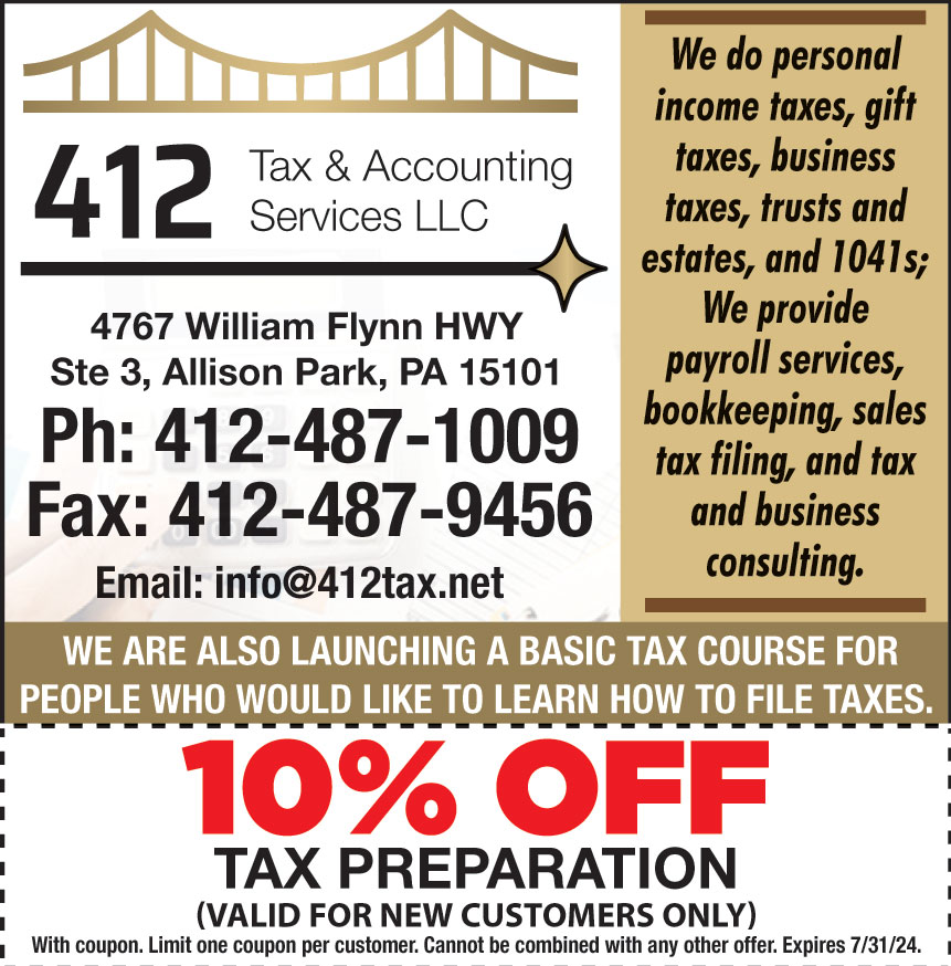 412 TAX AND ACCOUNTING