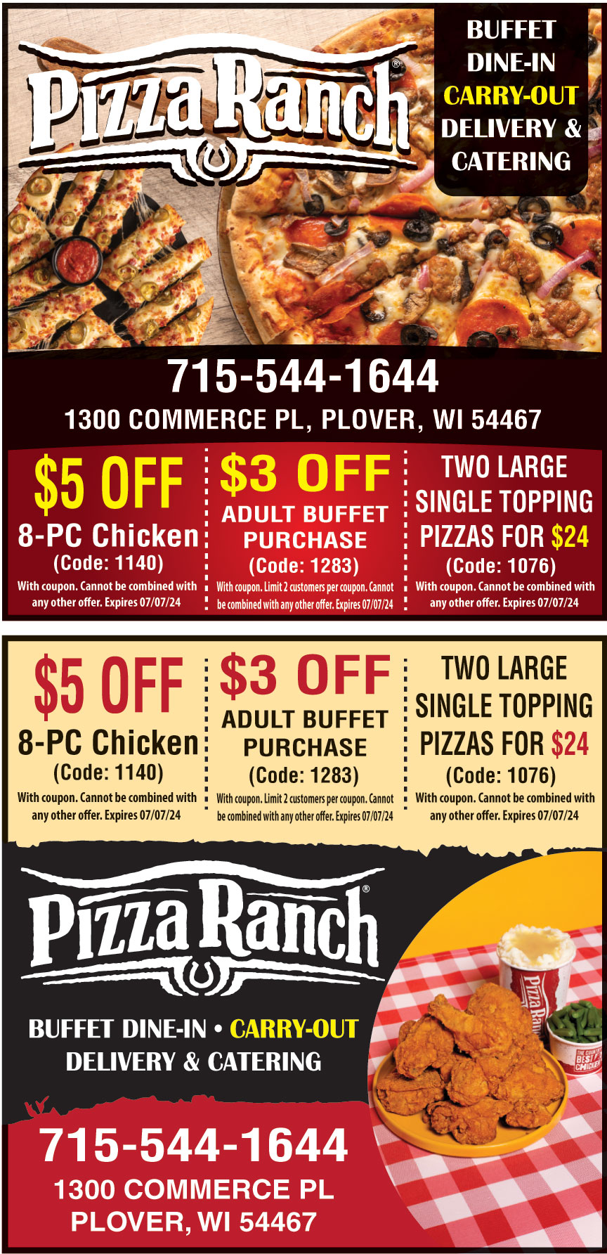 PIZZA RANCH PLOVER
