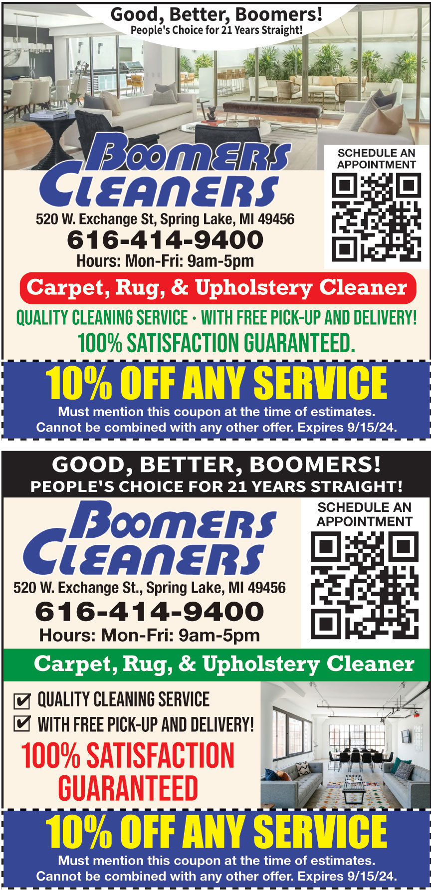 BOOMERS CLEANERS