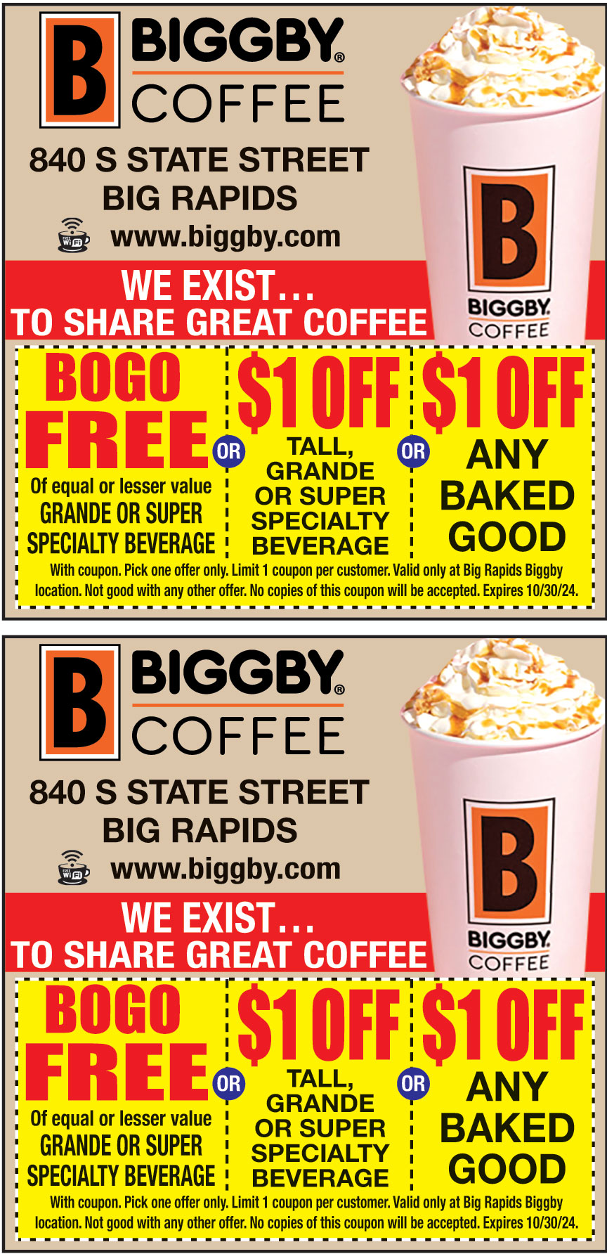 $1 off on any baked good | online printable coupons: usa local