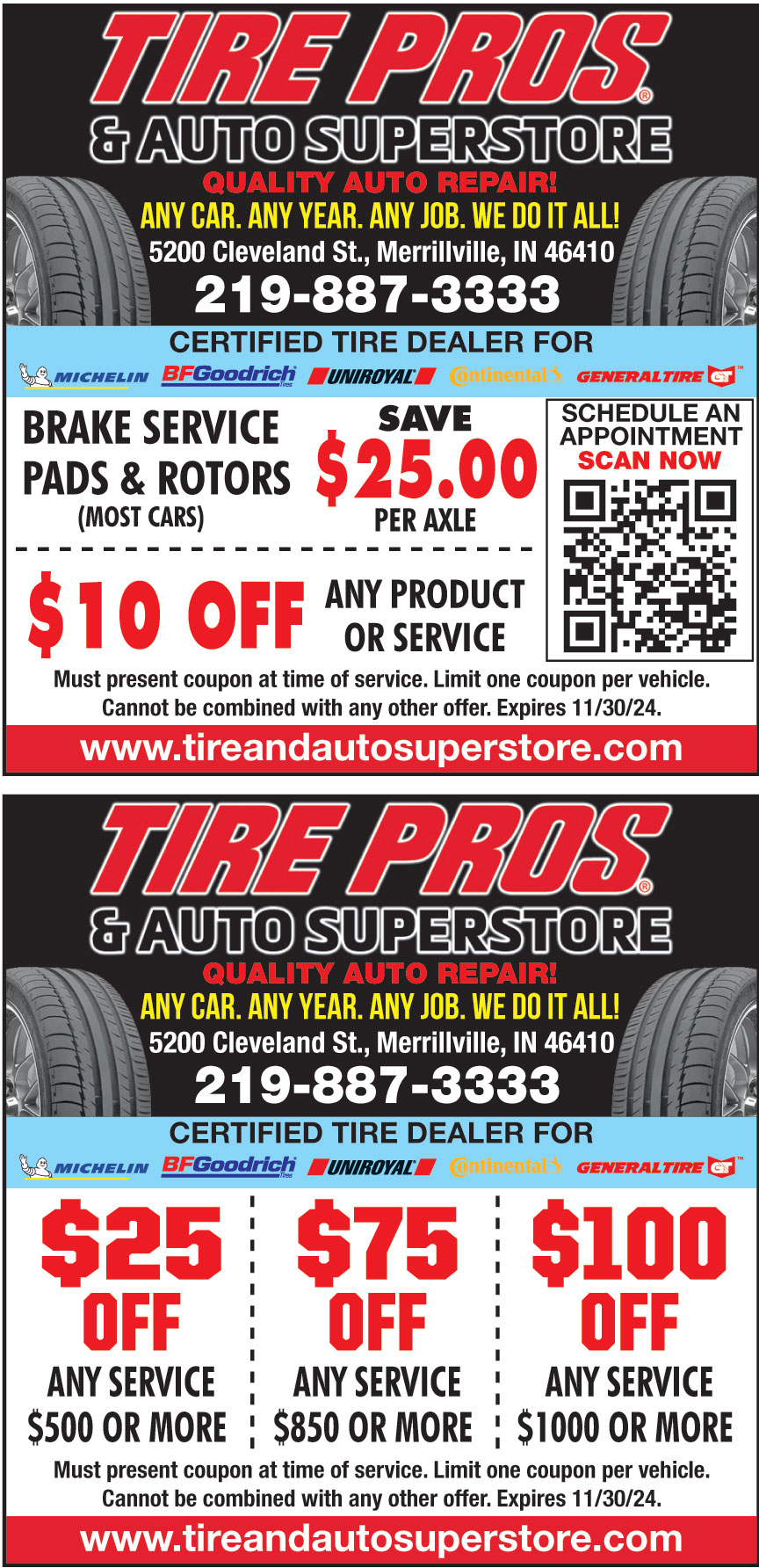 TIRE PROS AND AUTO SUPERS