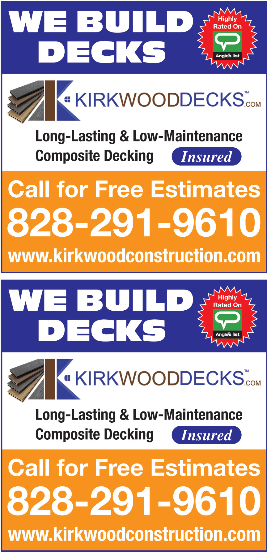 KIRKWOOD CONSTRUCTION