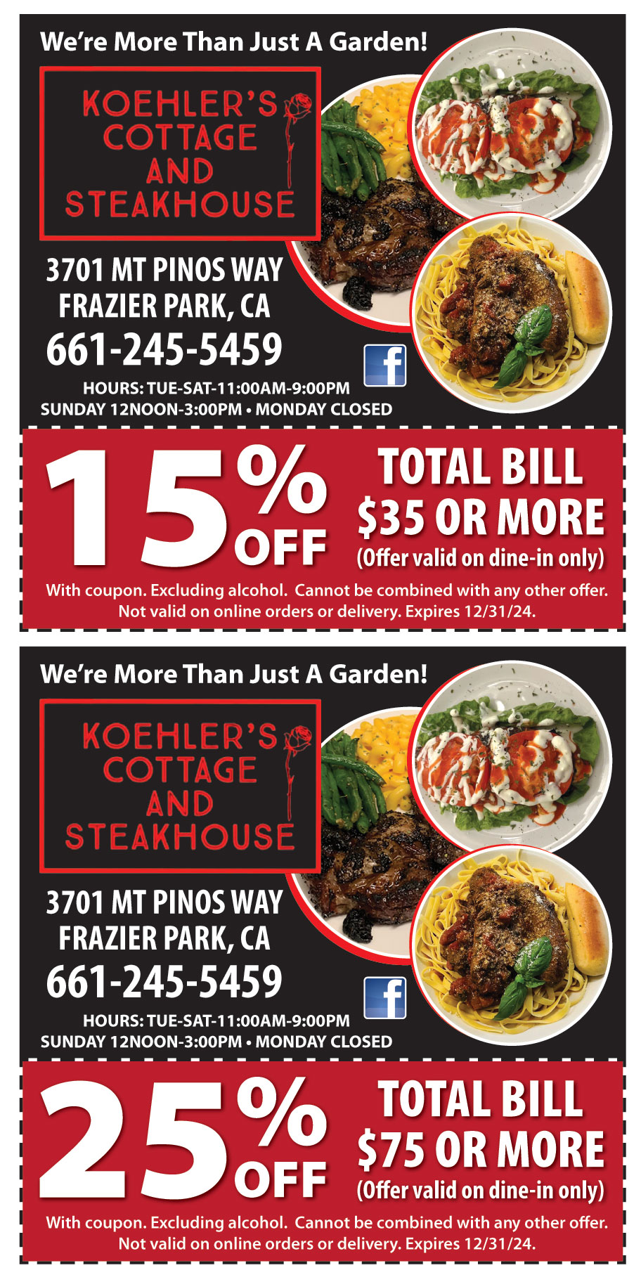 KOEHLERS STEAKHOUSE