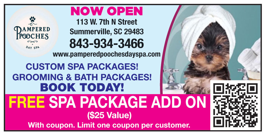 PAMPERED POOCHES DAY SPA