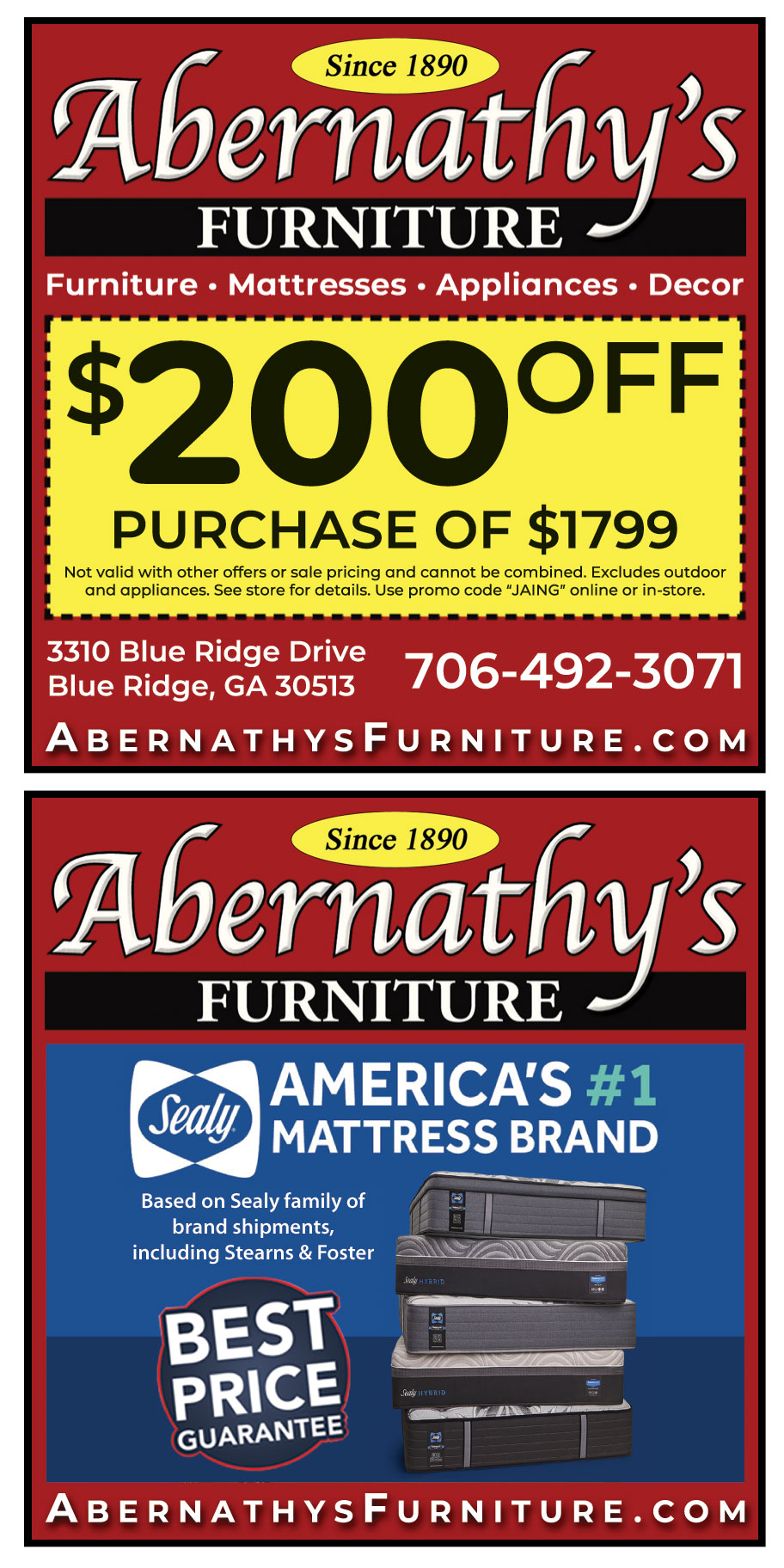 ABERNATHYS FURNITURE