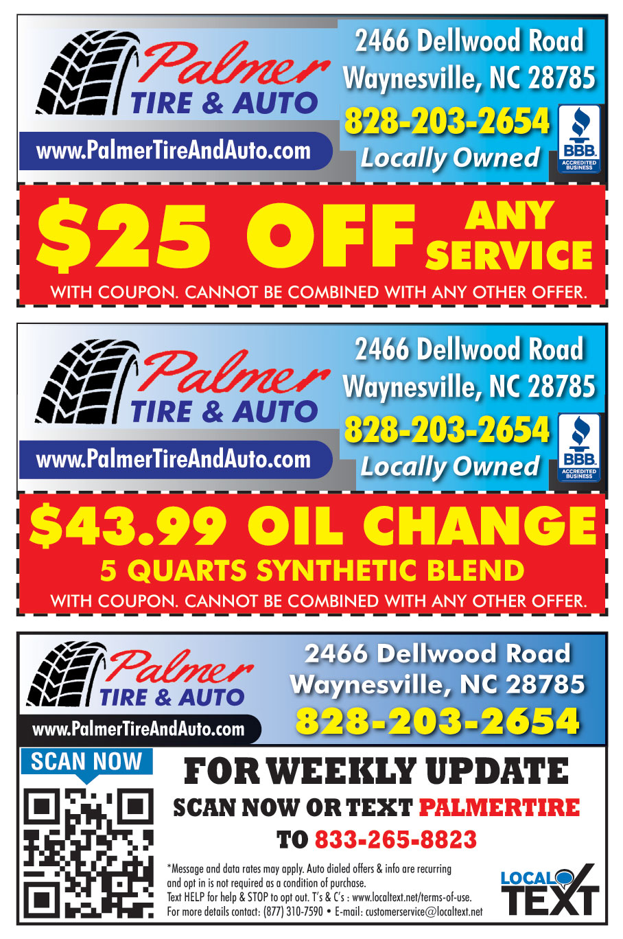 PALMER TIRE AND AUTO