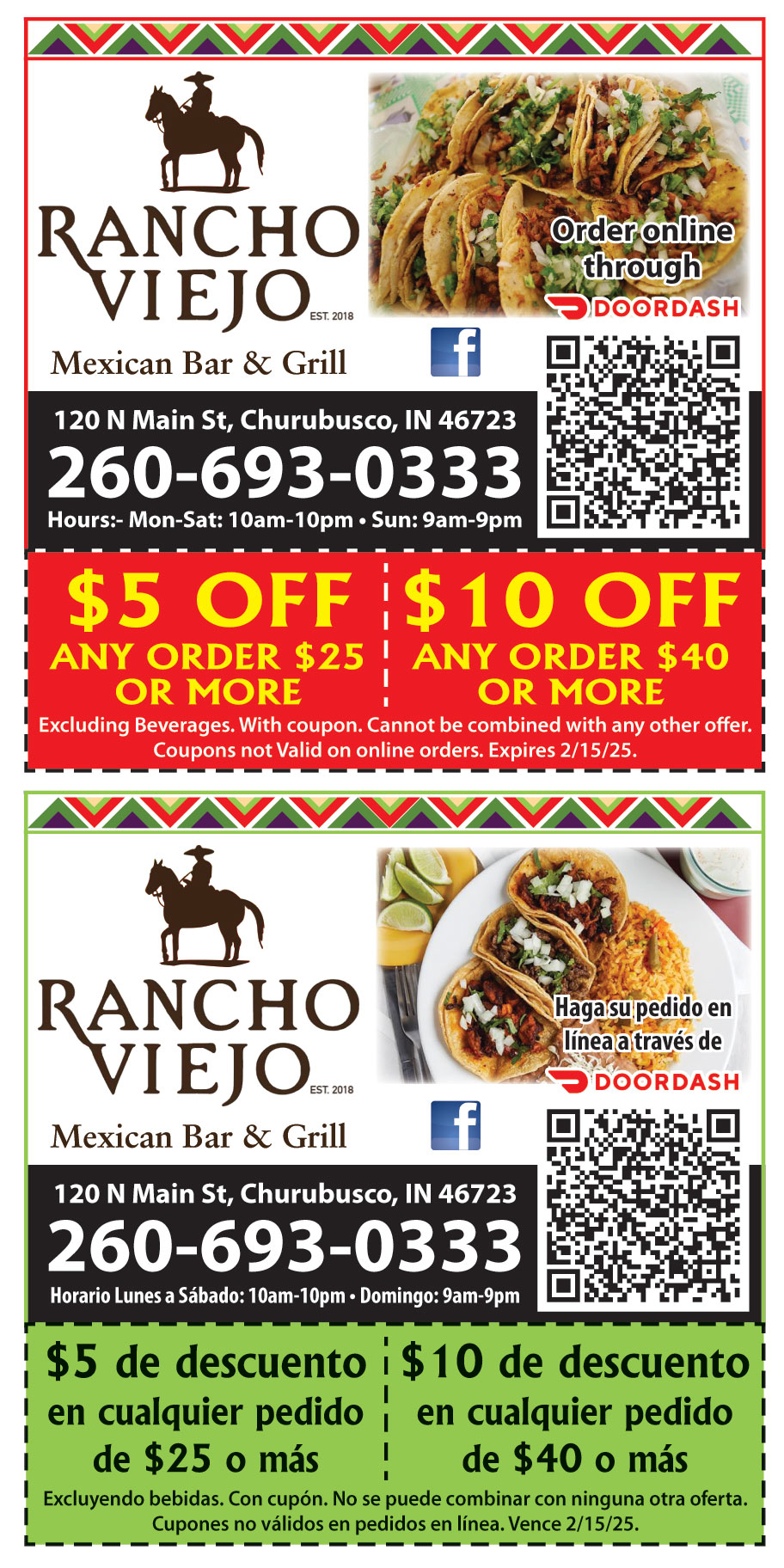 RANCHO VIEJO MEXICAN BAR