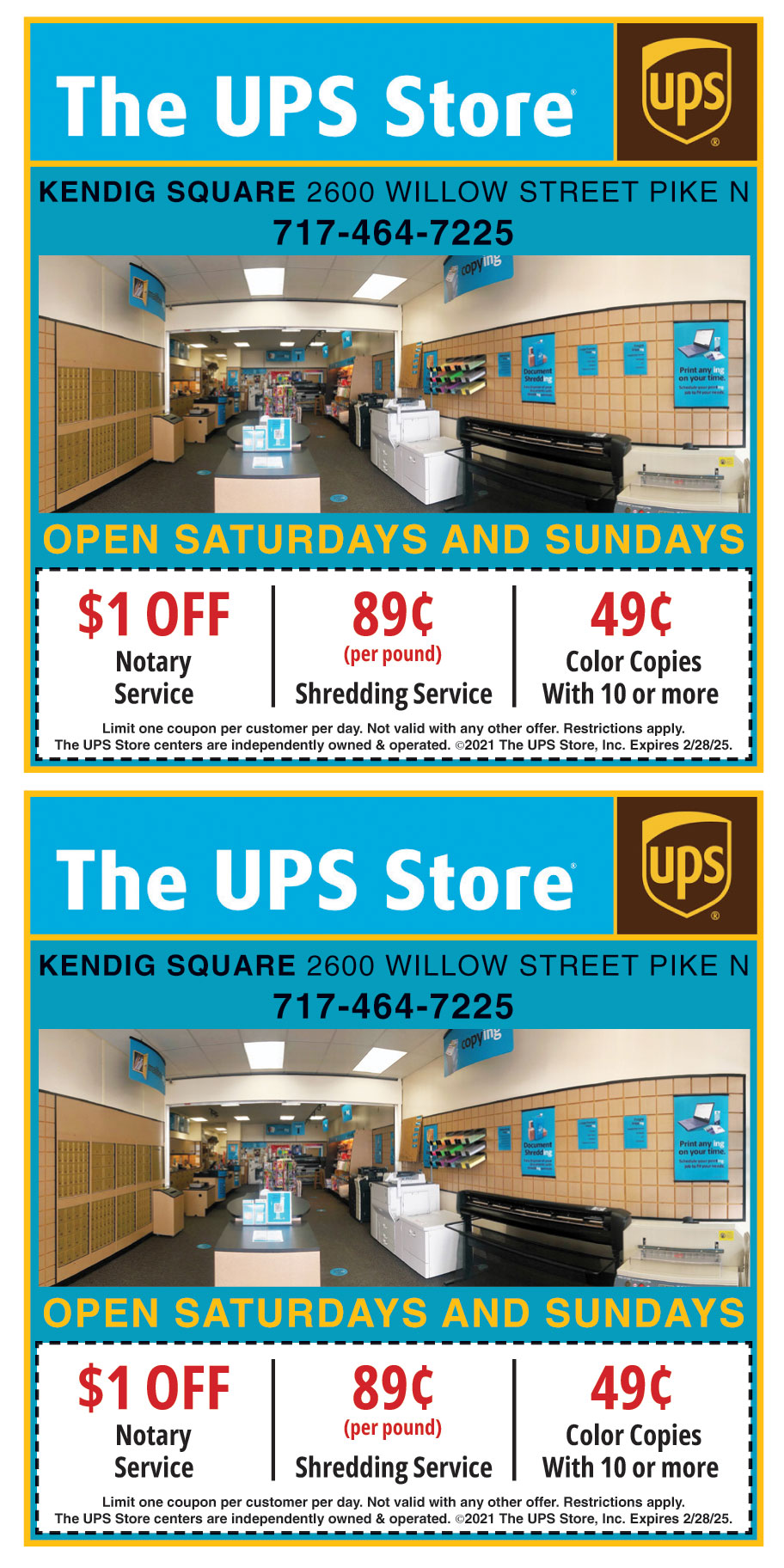 THE UPS STORE 2450