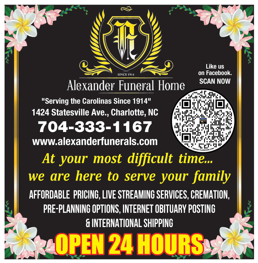 ALEXANDER FUNERAL HOME IN