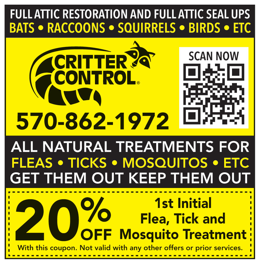 CRITTER CONTROL OF SCRANT