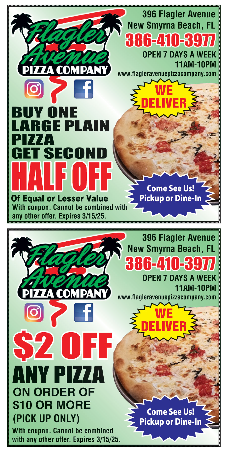 FLAGLER AVENUE PIZZA