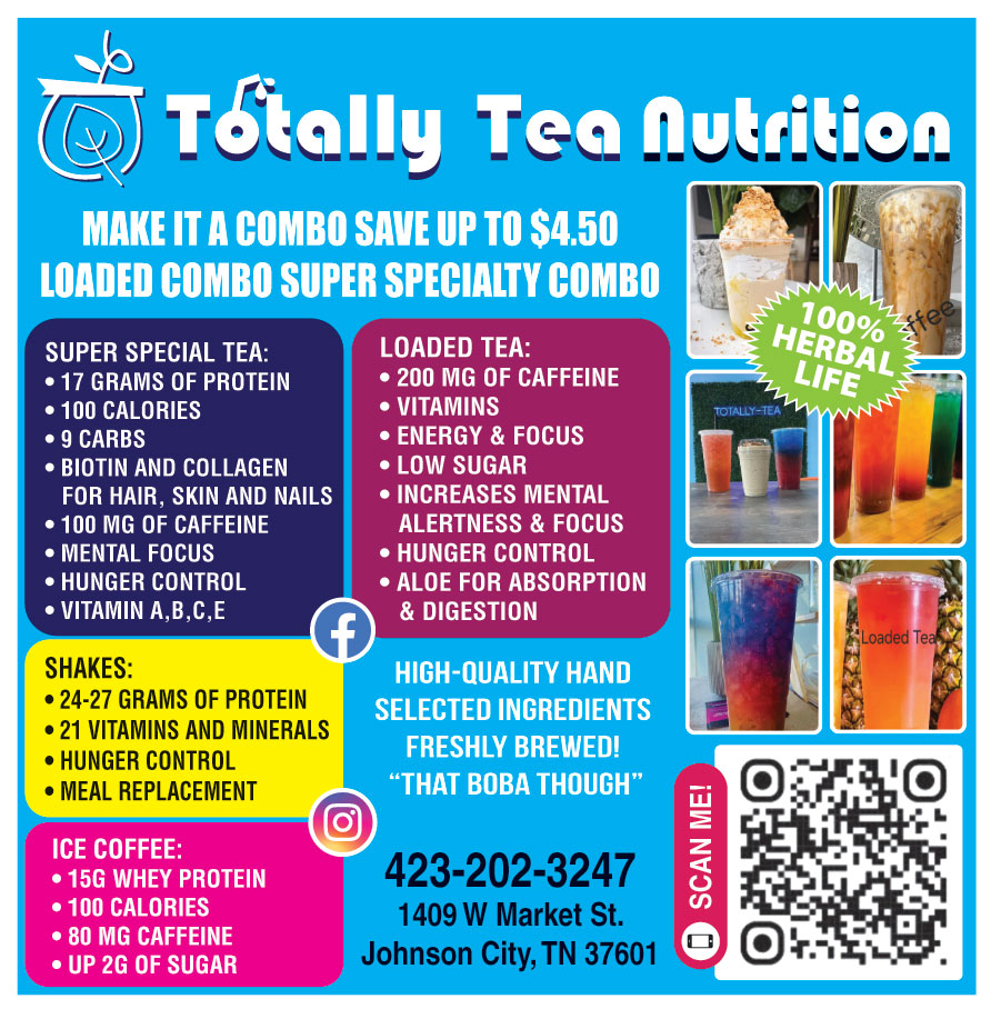 TOTALLY TEA NUTRITION