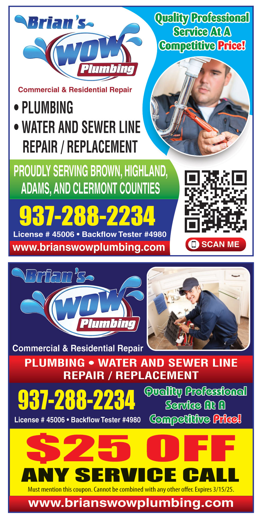 BRIANS WOW PLUMBING