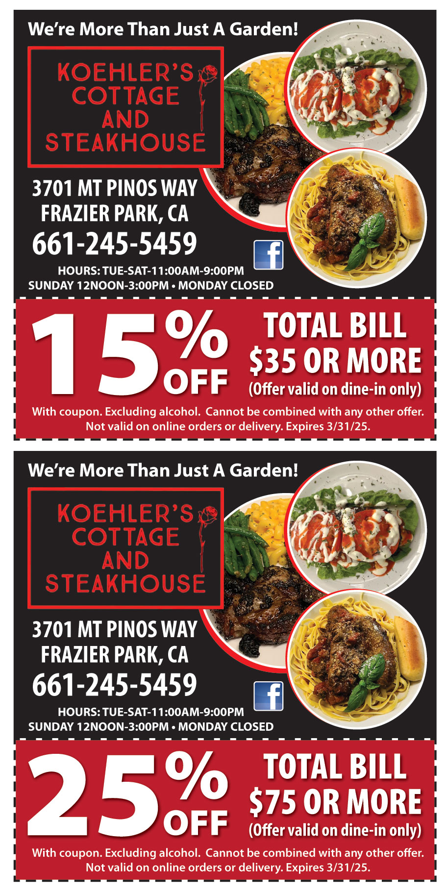 KOEHLERS STEAKHOUSE