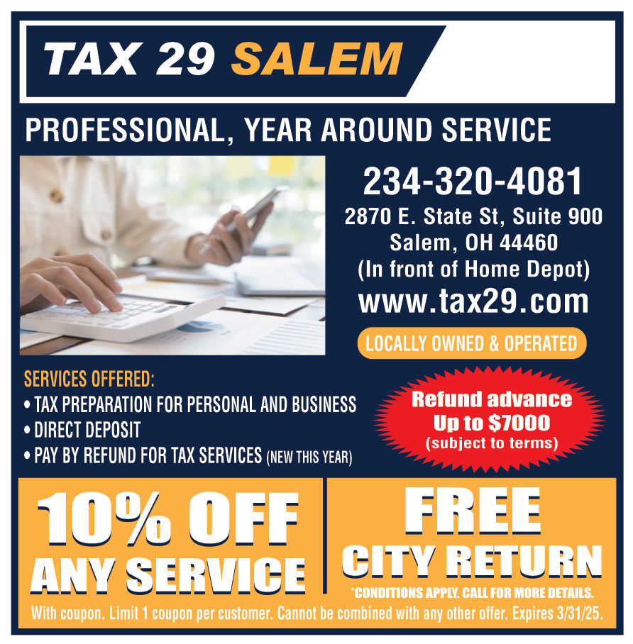 TAX 29 SALEM