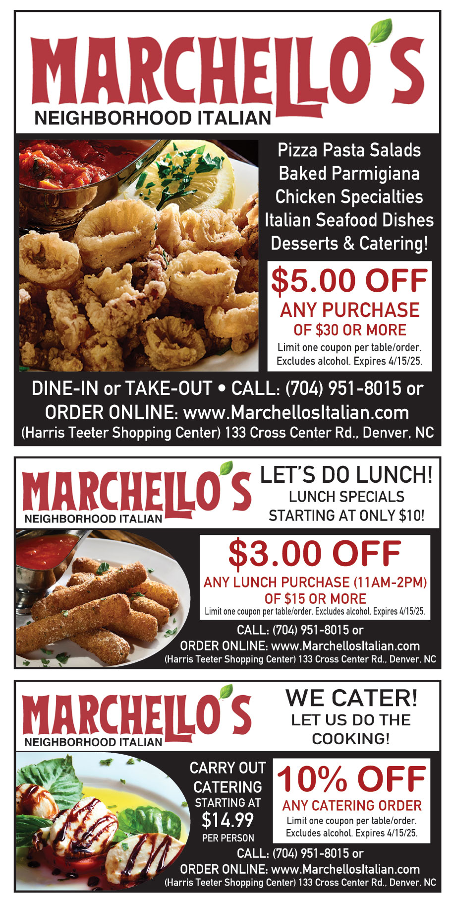 MARCHELLOS ITALIAN