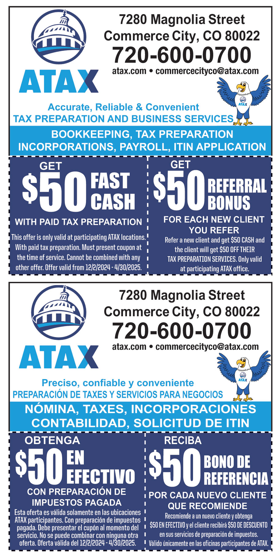 ATAX COMMERCE CITY CO