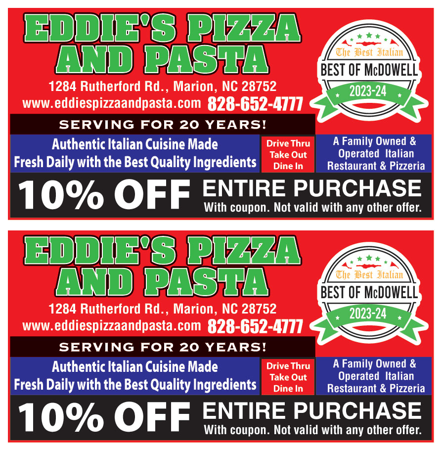 EDDIES PIZZA AND PASTA