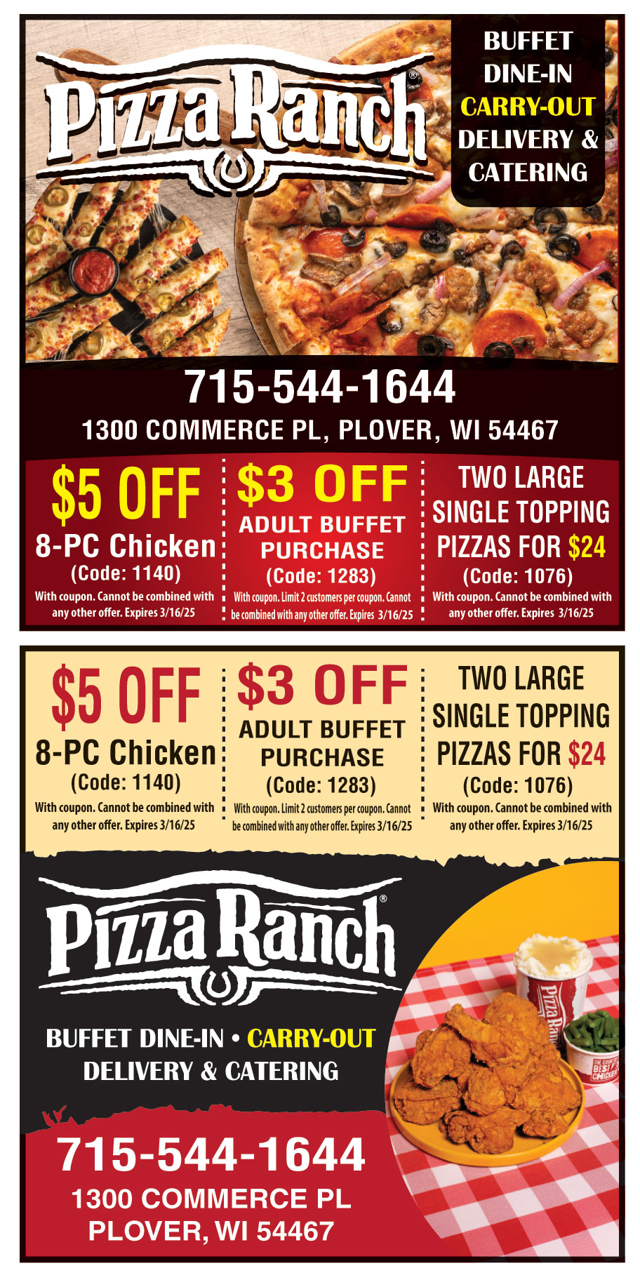 PIZZA RANCH PLOVER