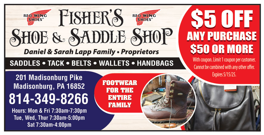 FISHERS SHOE AND SADDLE S