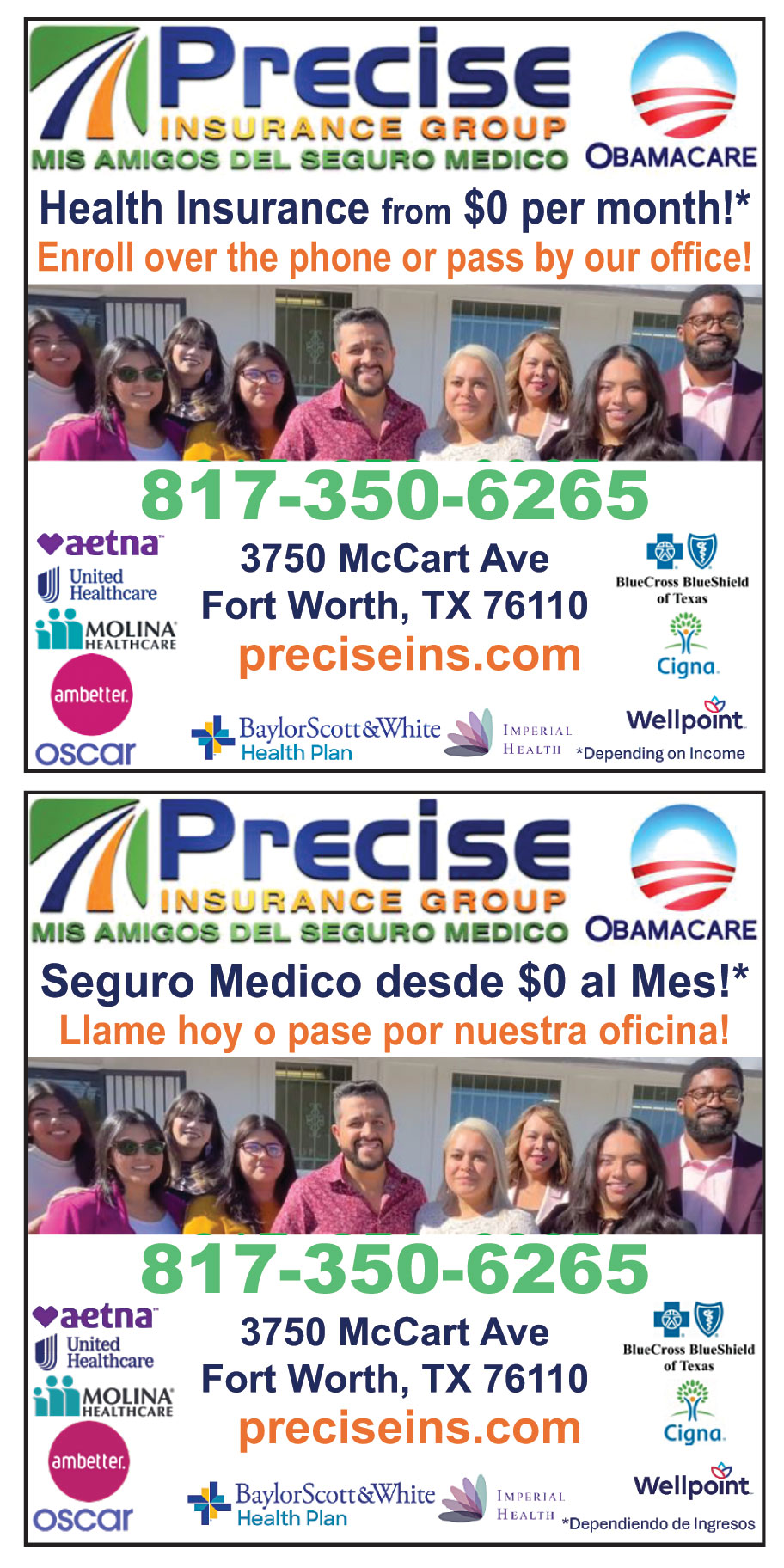 PRECISE INSURANCE GROUP