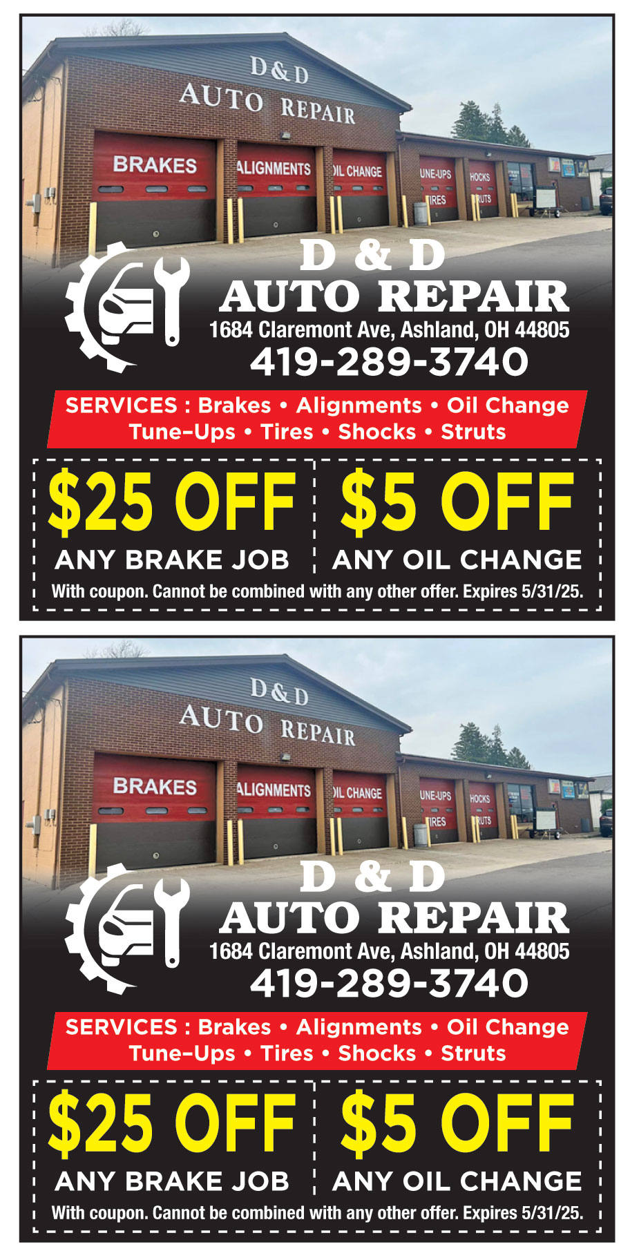 D AND D AUTO REPAIR