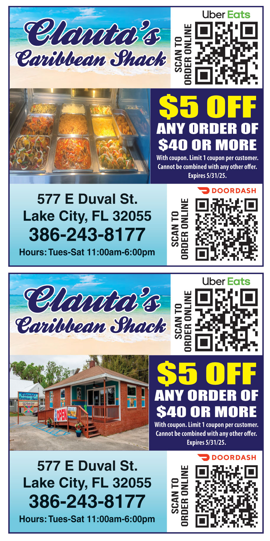 CLAUTAS CARIBBEAN SHACK