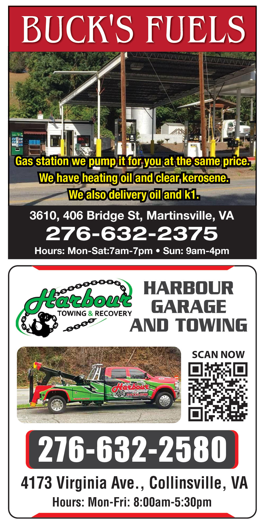 HARBOUR GARAGE AND TOWING