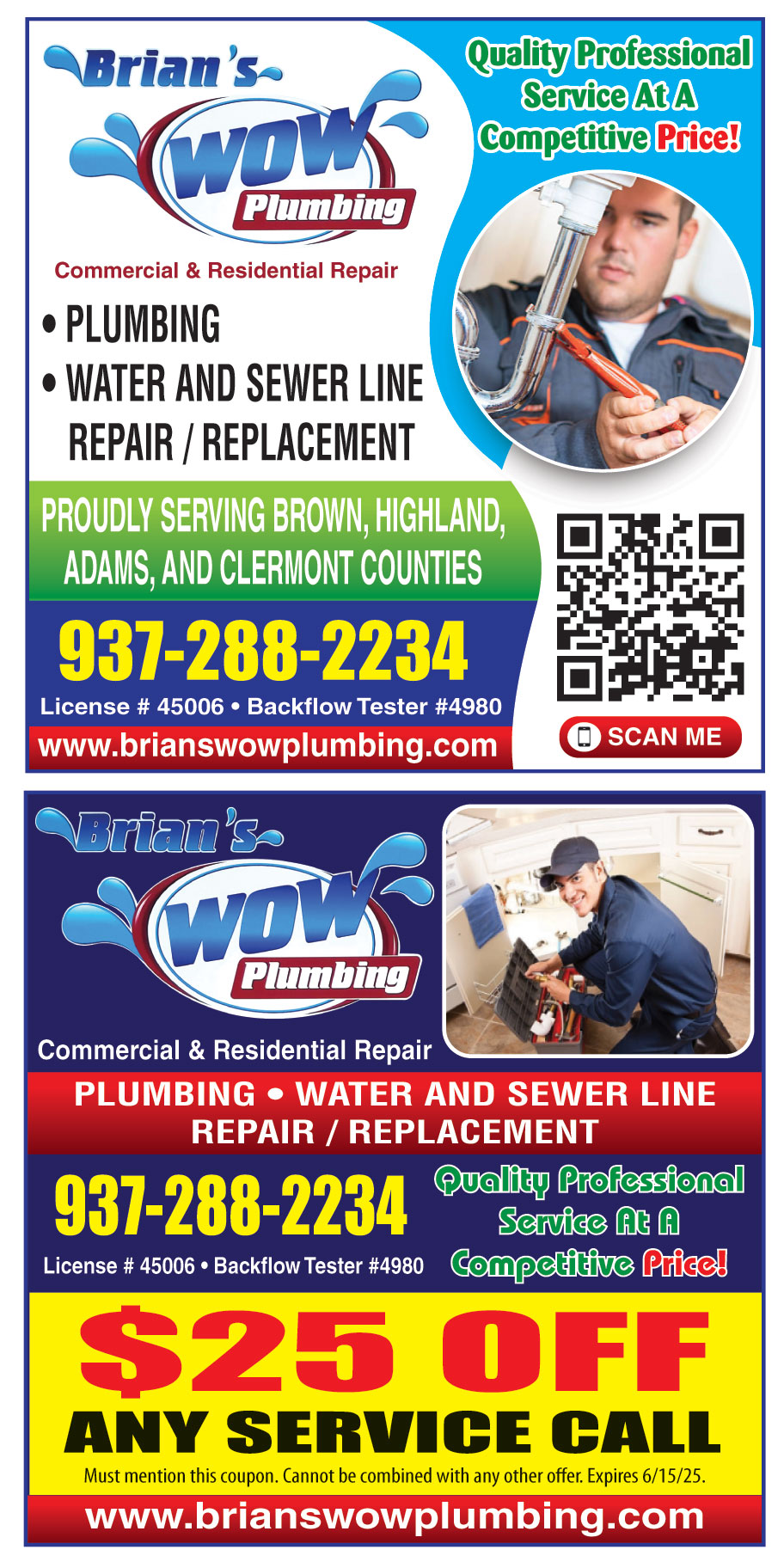 BRIANS WOW PLUMBING