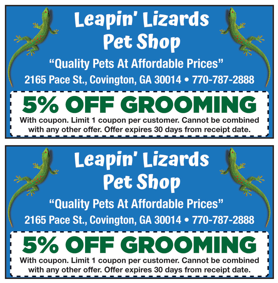 LEAPIN LIZARDS PET SHOP