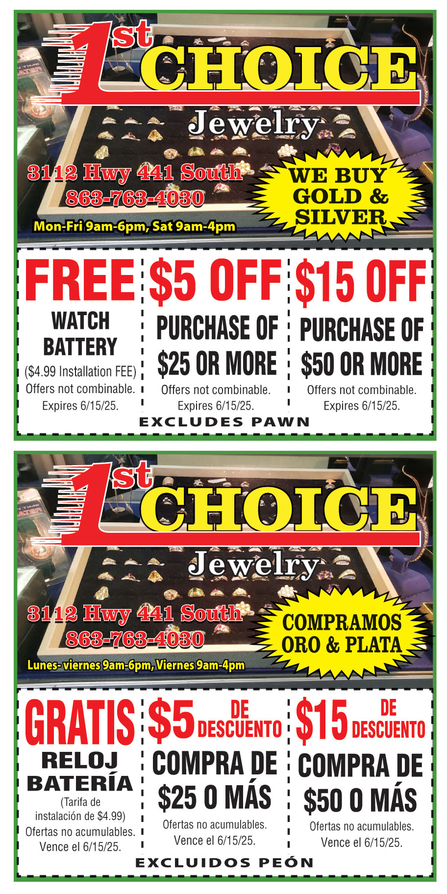 1ST CHOICE JEWELRY AND PA