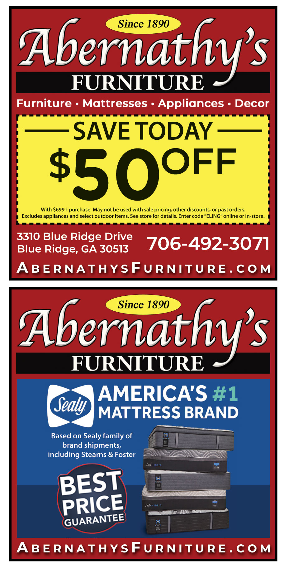 ABERNATHYS FURNITURE